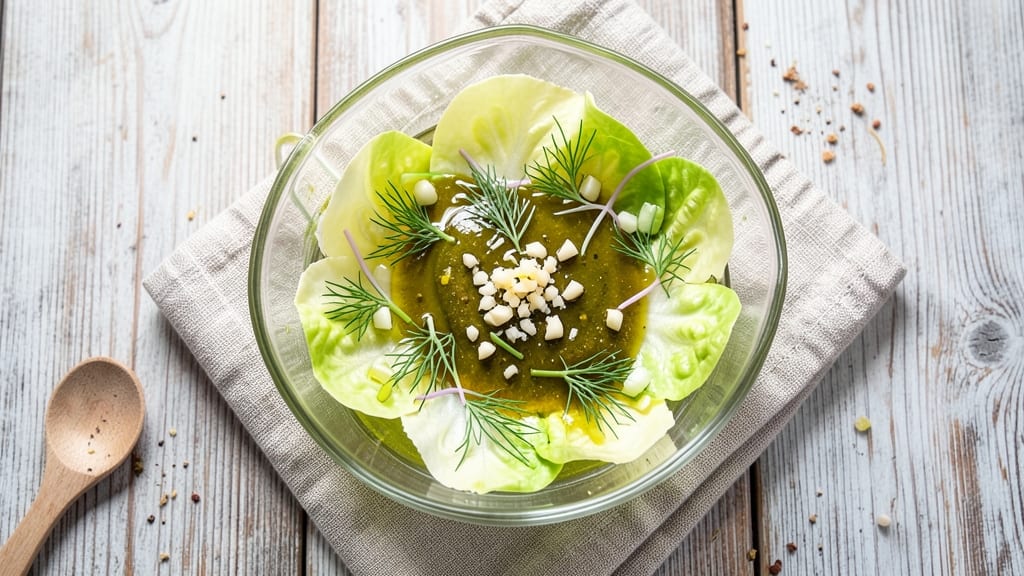 Butter Lettuce Salad Dressing Recipe: Bright Herb Vinaigrette With Fresh Celery Crunch