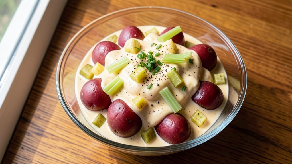 Betty Crocker's Original Potato Salad Recipe: Classic Creamy Texture With Crisp Celery Bites