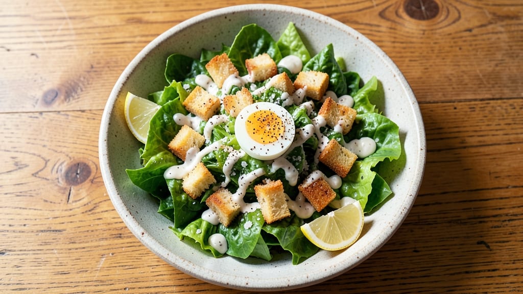 Best Of Bridge Caesar Salad Recipe: Crispy Croutons and Parmesan-Packed Protein