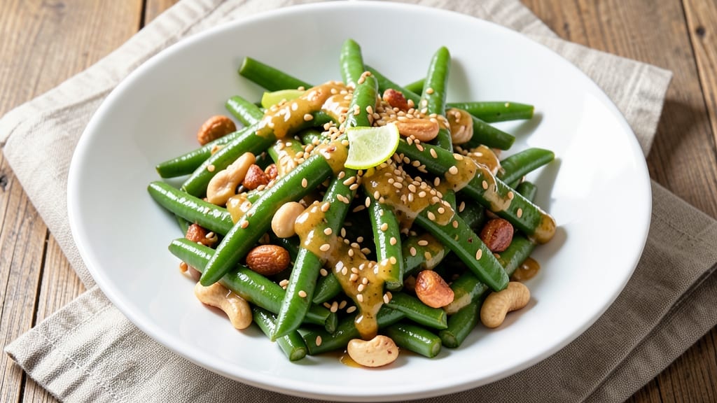 Asian Green Bean Salad Recipe: Crisp-Tender Stir-Fry With Sesame Zing