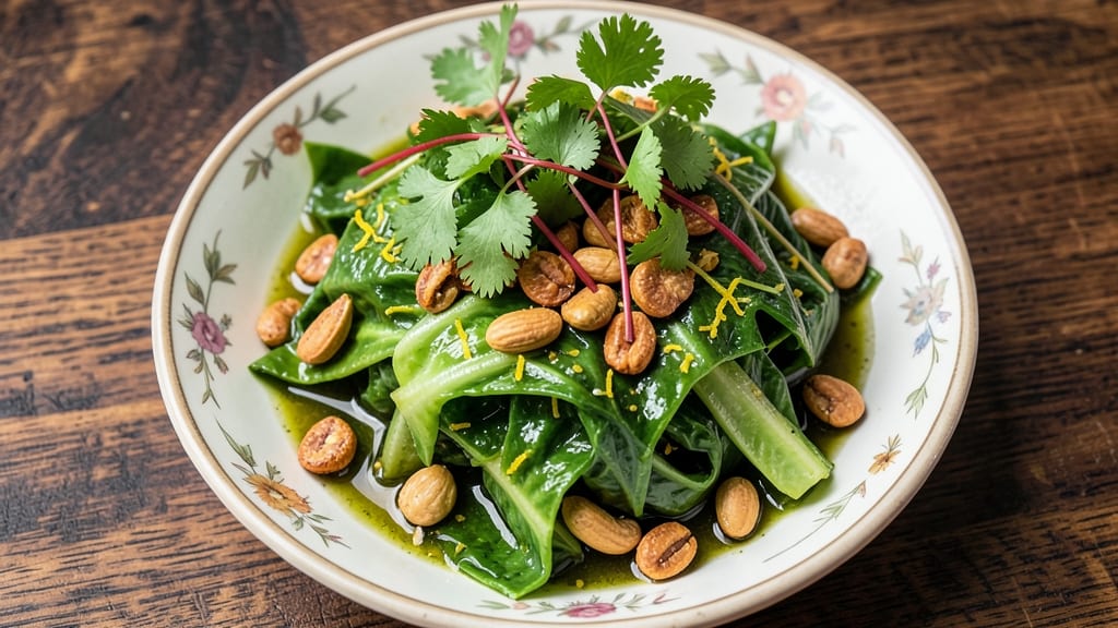 Burmese Green Tea Salad Recipe: Tangy, Herby, and Crispy With Toasted Peanuts