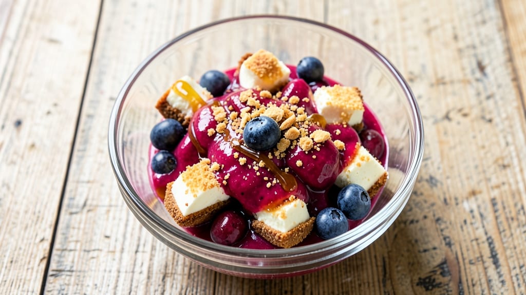 Blueberry Salad Dessert Recipe: Juicy Berries Meet Creamy Cheesecake Bites