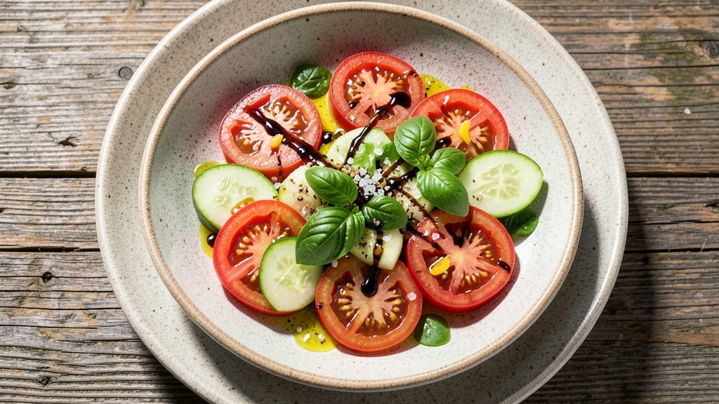 Authentic Italian Tomato Salad Recipe: Bright, Sun-Ripened Flavors With Basil Kiss