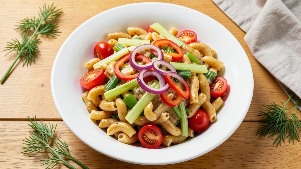 Barefoot Contessa's Macaroni Salad Recipe: Celery Crown Crunch and Herb Cheese Harmony