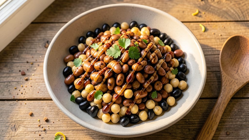 Three Bean Salad Recipe Using Canned Beans: No-Cook Protein-Packed Potluck Star