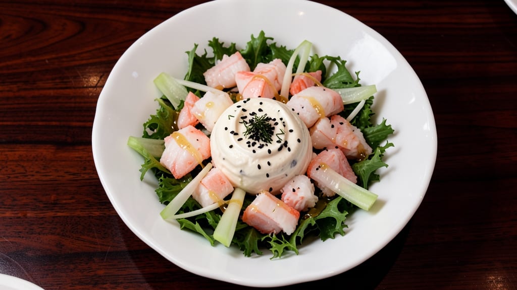 Canlis Seattle Salad Recipe: Celery Crown Crunch Over Smoky Dill Cream Cheese
