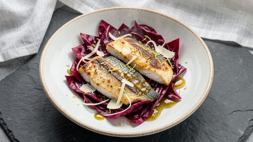 Angler Radicchio Salad Recipe: Bitter-Sweet Crunch With Creamy Parmesan Dressing