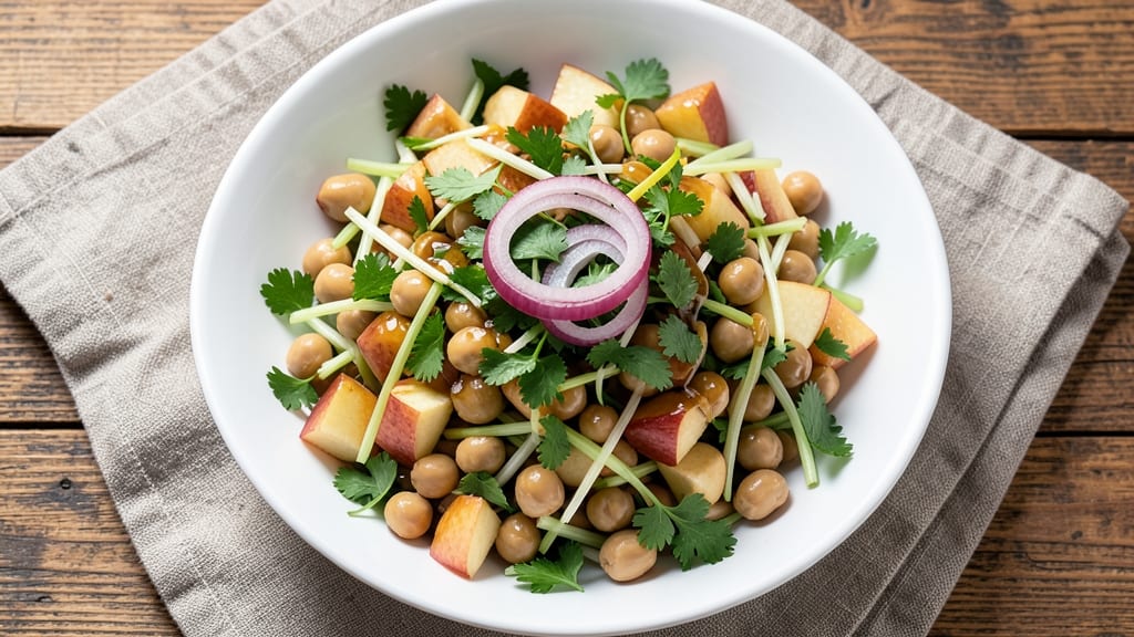 Apple Chickpea Salad Recipe: Sweet-Tart Crunch with Zesty Herb Twist