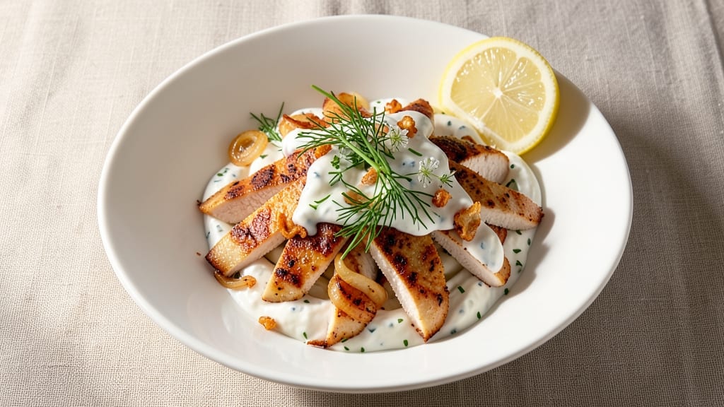 Blonde Shallots Chicken Salad Recipe: Sweet Caramelized Shallots and Creamy Herb Magic