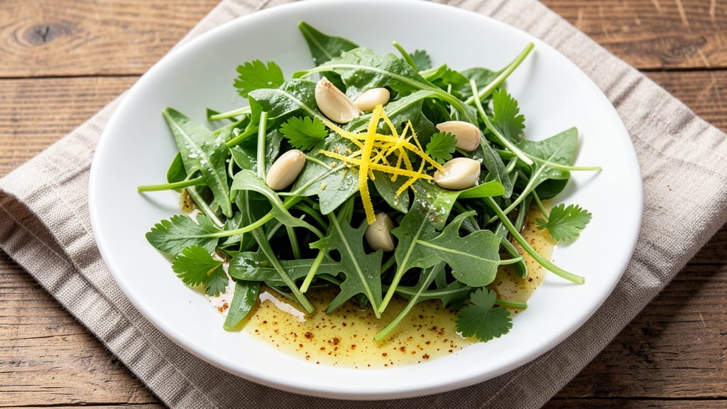 Arugula Side Salad Recipe: Peppery Greens With Lemon-Herb Vinaigrette