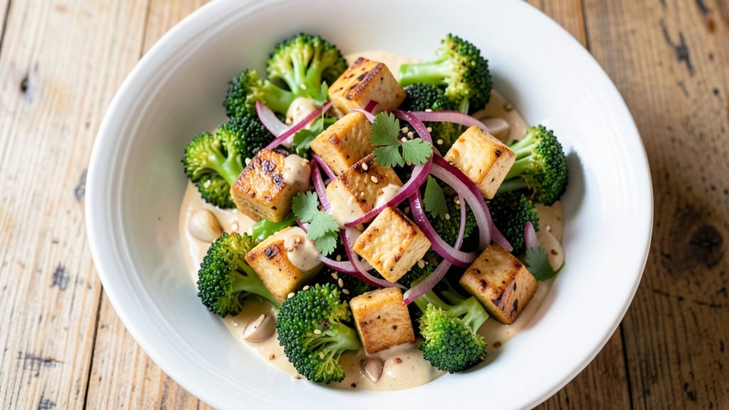 Cold Broccoli Salad Recipe Healthy: Crisp Florets With Bright Lemon-Tahini Dressing