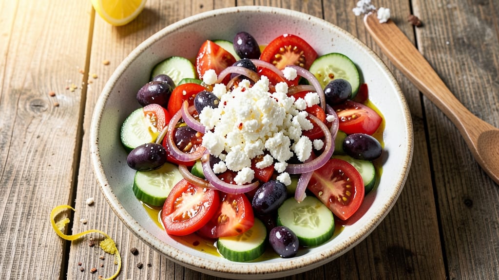 Greek Salad Recipe With Red Wine Vinegar: Bright Tang and Crisp Florets Every Time