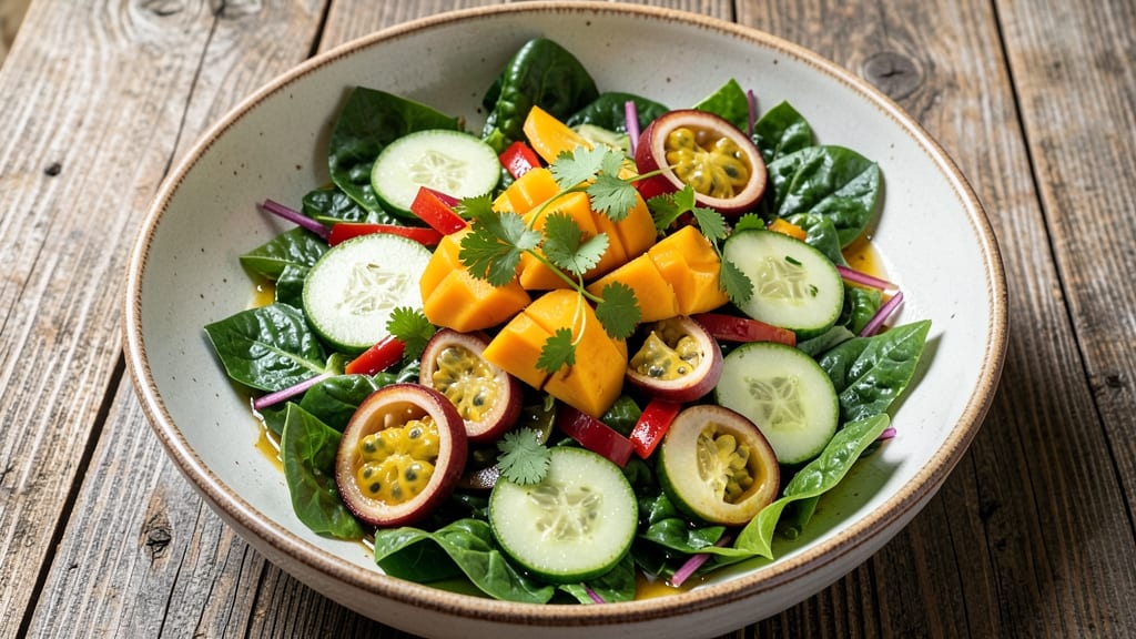 Brazilian Salad Recipe: Tropical Fruit and Citrus Brightness Burst