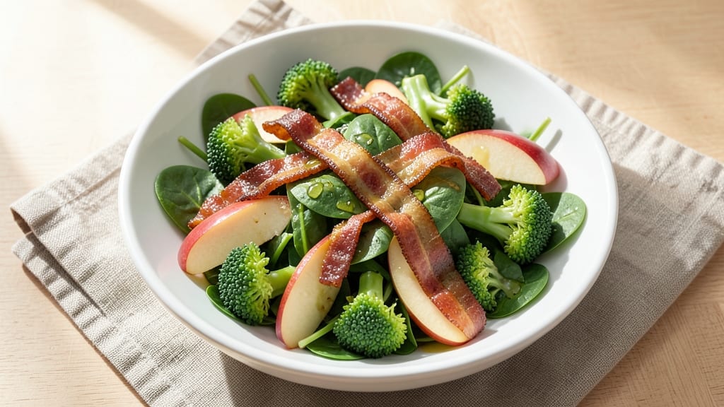 Broccoli Bacon Apple Salad Recipe: Sweet-Tart Crunch With Smoky Bacon Bites