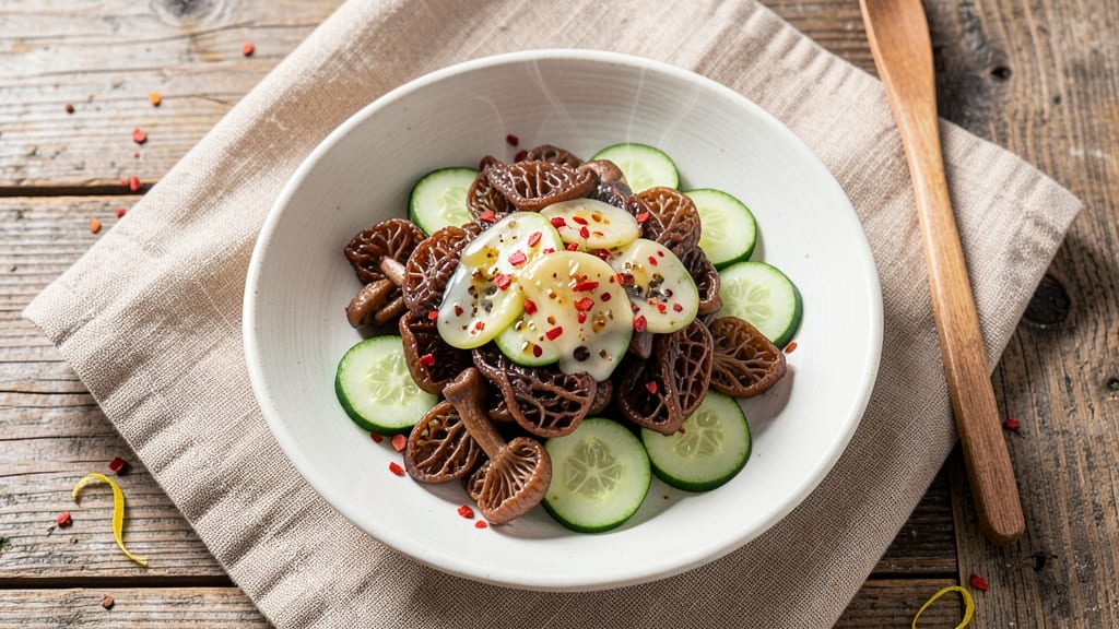 Black Fungus and Cucumber Salad Recipe: Umami Crunch With Tangy Vinegar Magic