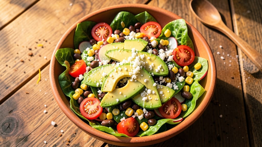 Best Mexican Salad Recipe Ever: Zesty Lime, Cilantro, and Crunchy Avocado Layers
