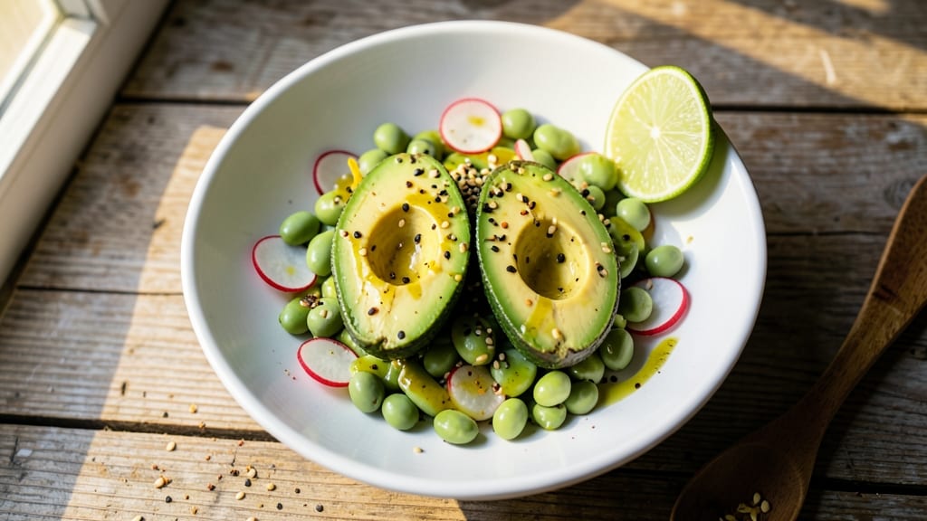 Avocado and Edamame Salad Recipe: Bright Citrus Pop and Crunchy Texture Twist