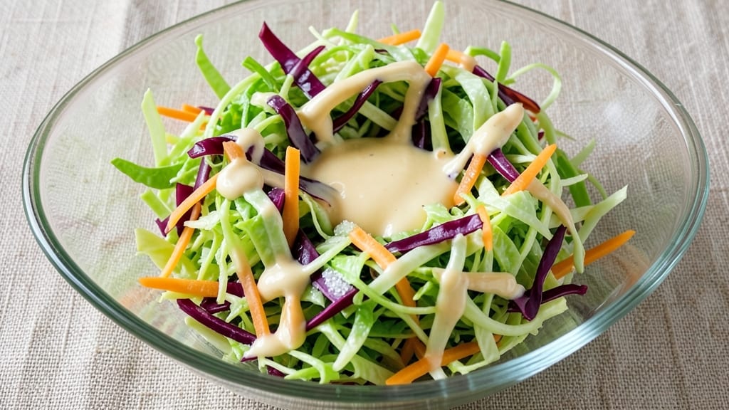 Basic Coleslaw Salad Recipe: Crisp Cabbage and Creamy Dressing Balance