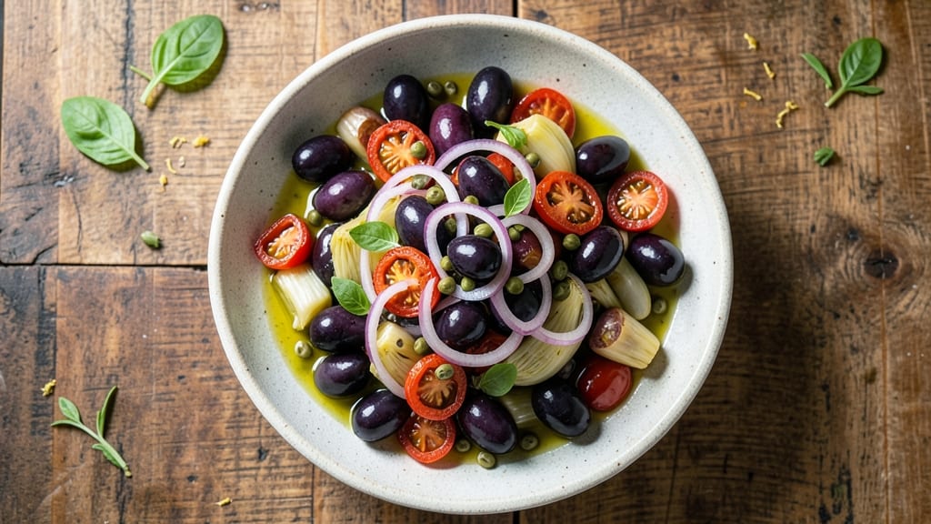 Antipasto Olive Salad Recipe: Bold Mediterranean Crunch in Minutes