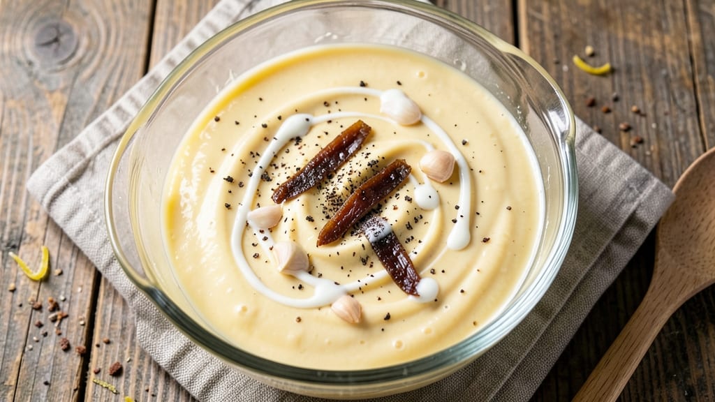 Blender Caesar Salad Dressing Recipe: Velvety Cream Cheese Base With Celery Crown Crunch