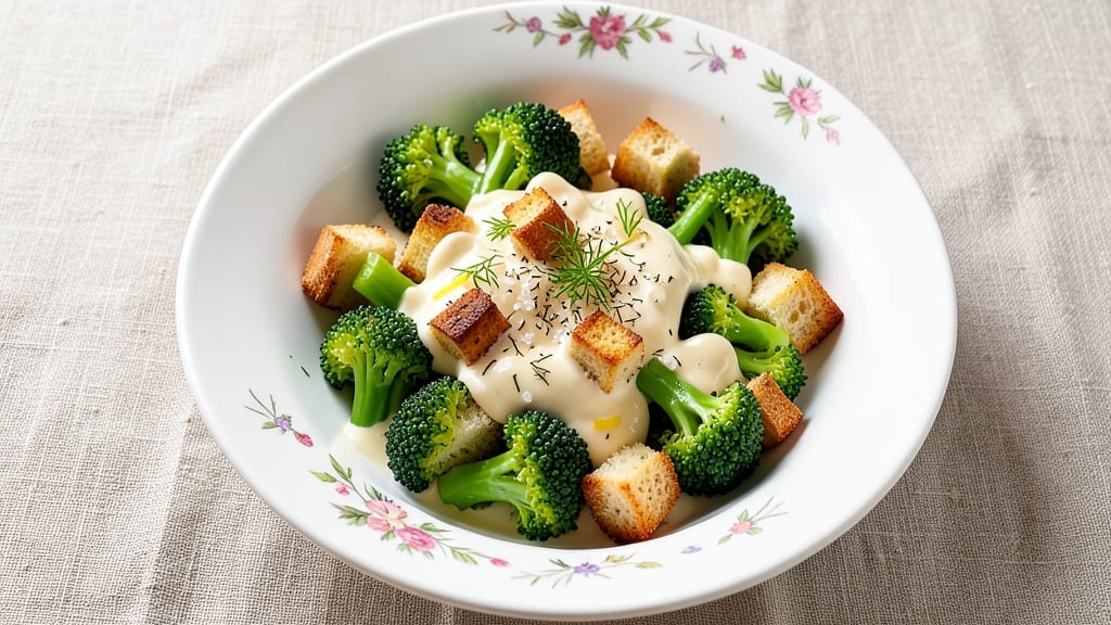 Betty Crocker's Broccoli Salad Recipe: Crispy Croutons and Creamy Ranch Harmony