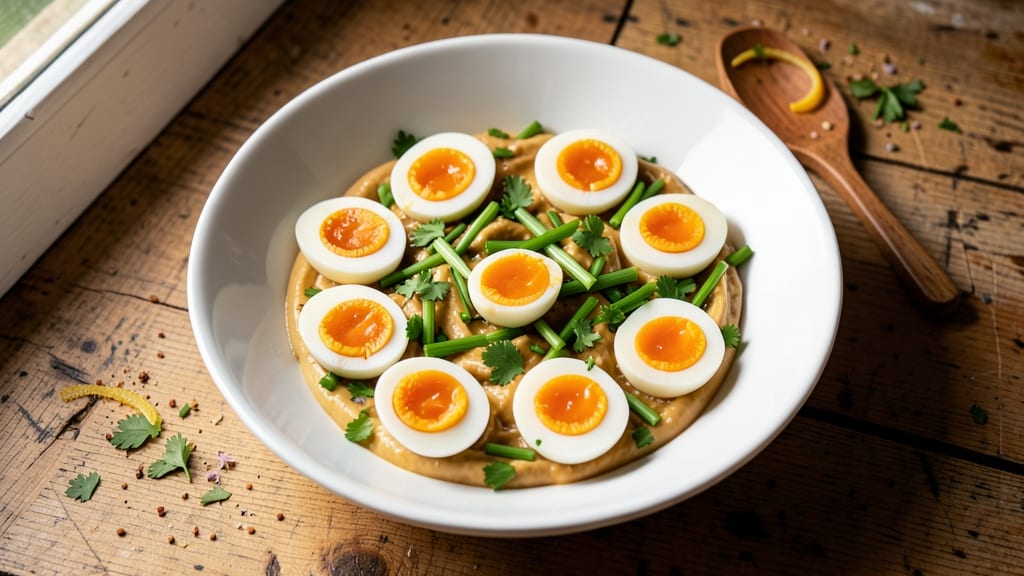 British Egg Salad Recipe: Crisp Celery Crowns and Zesty Herb Twist