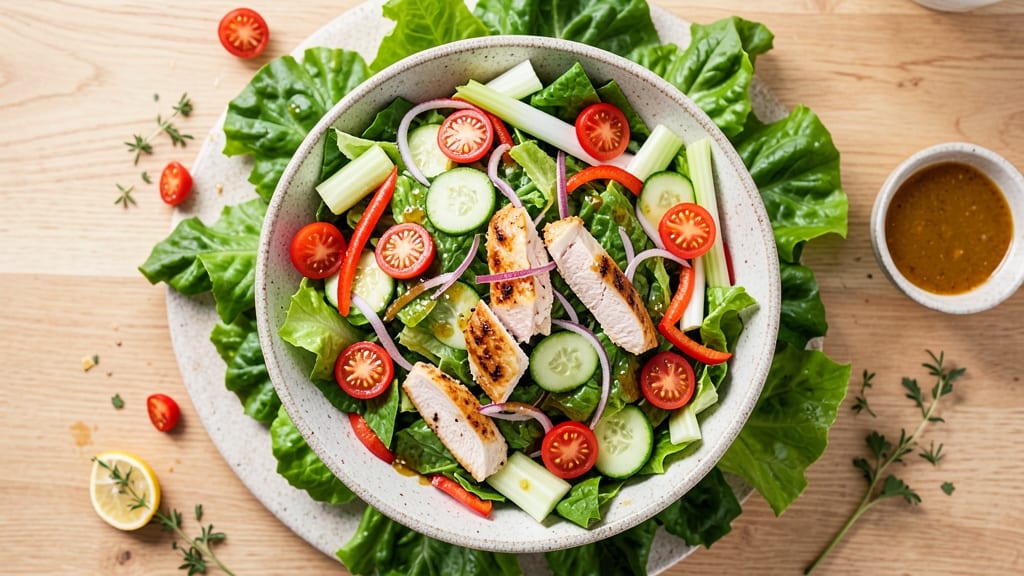 Big Chopped Salad Recipe: Hearty Layers of Crunch and Creamy Herb Bliss