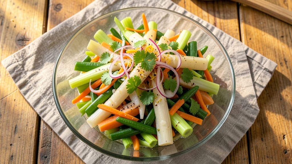 Bamboo Shoot Salad Filipino Recipe: Crunchy Celery Crowns With Tangy Vinegar Magic