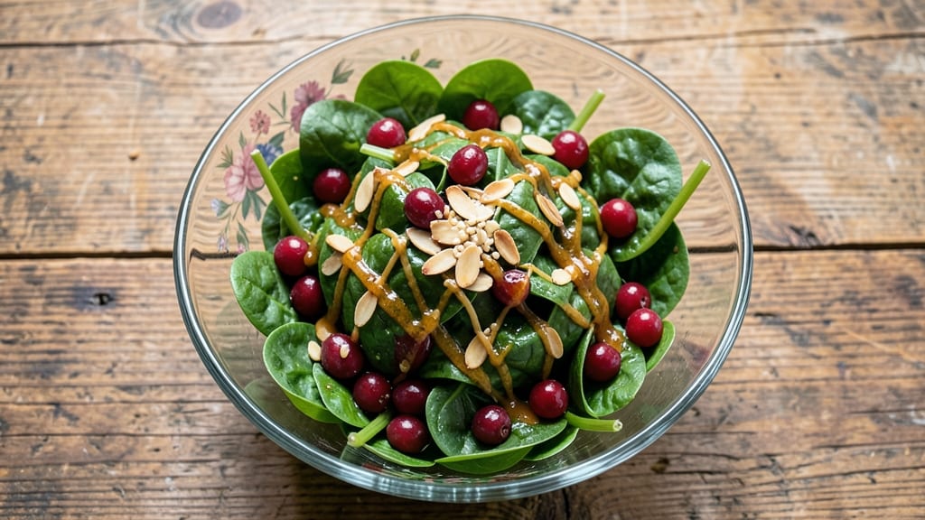 Asian Cranberry Salad Recipe: Sweet-Tart Crunch With Creamy Sesame Dressing