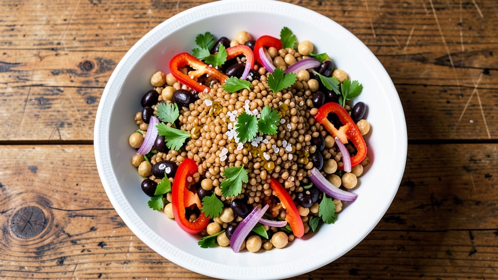 Barley and Bean Salad Recipe: Earthy Sweetness with Crunchy Texture Contrast