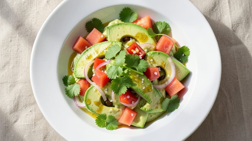 Avocado Papaya Salad Recipe: Tropical Brightness With Creamy Citrus Zing