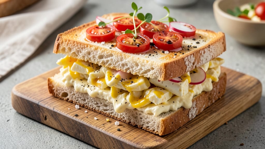 Breakfast Egg Salad Sandwiches Recipe: No-Fuss Protein-Packed Lunch in 10 Minutes