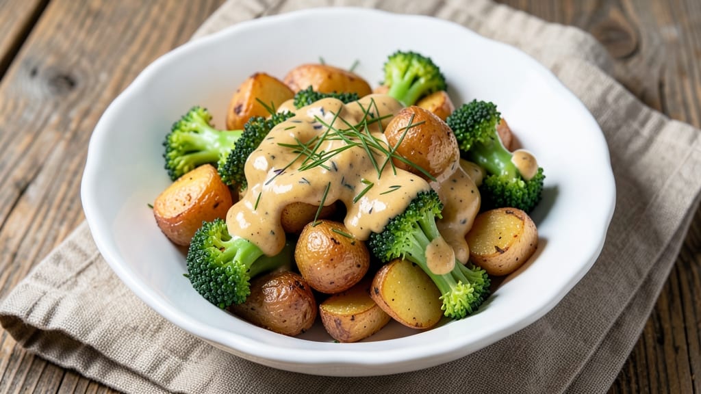Broccoli and Potato Salad Recipe: Warm Potatoes and Crisp Broccoli Harmony