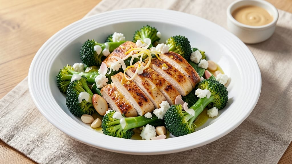 Garlicky Feta Broccoli Chicken Salad Recipe: Bold Flavors Without the Mayo Mess
