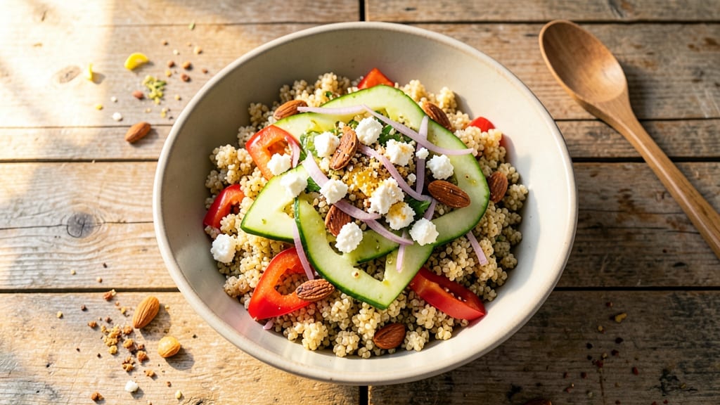 California Pizza Kitchen Quinoa Salad Recipe: Bright Citrus and Toasted Almond Crunch