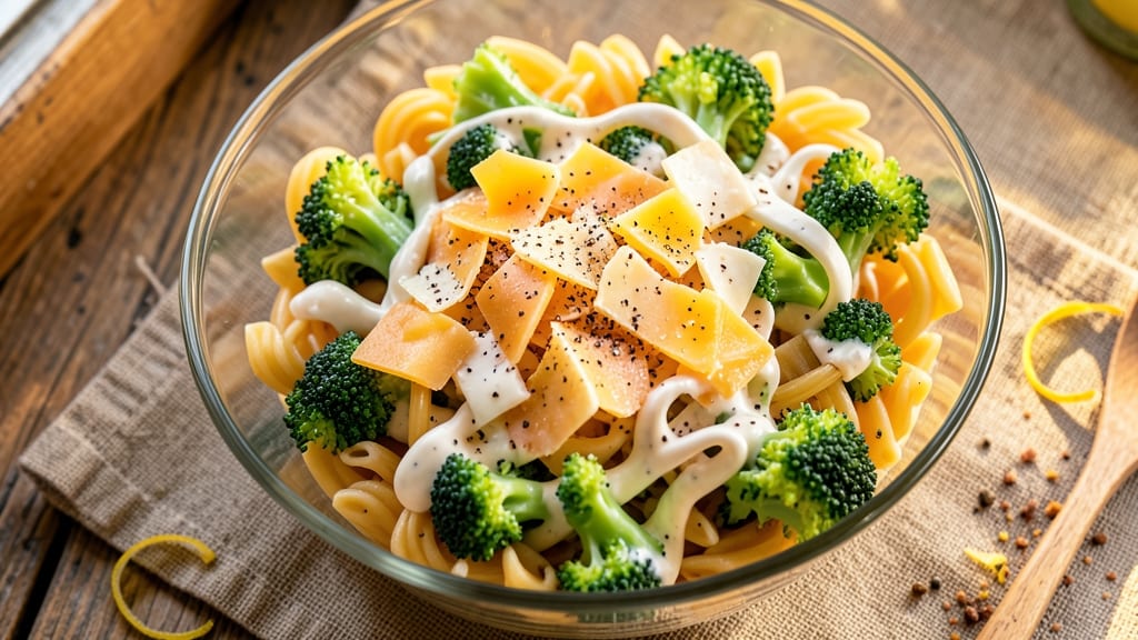 Broccoli Cheddar Pasta Salad Recipe: Walmart Copycat's Creamy Celery Crown Crunch