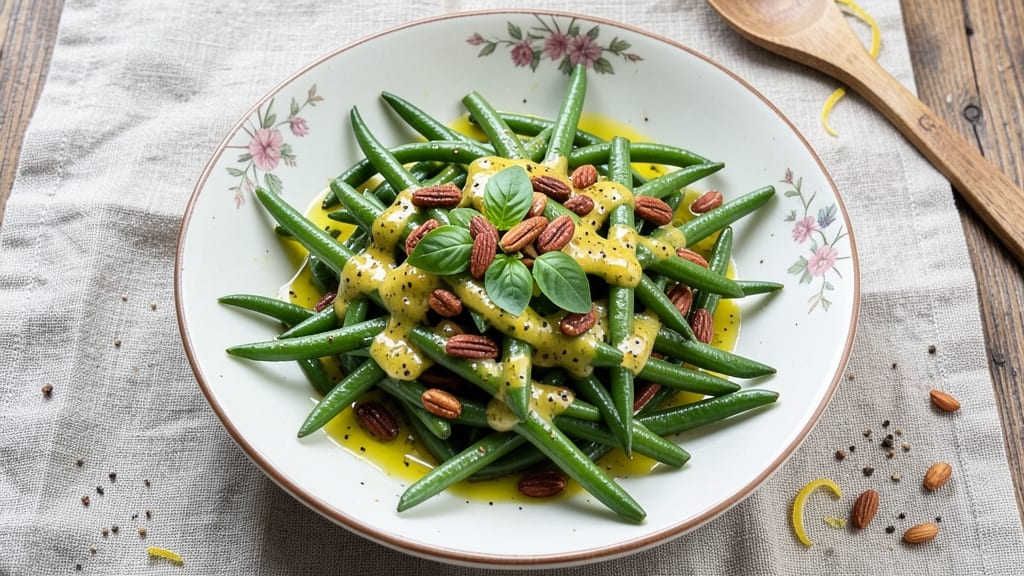 Jamie Oliver's Green Bean Salad Recipe: Crisp Blanched Beans with Zesty Lemon Vinaigrette