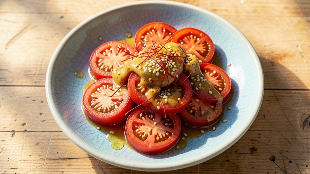 Asian Tomato Salad Recipe: Umami-Packed Crunch With Lime and Chili Heat