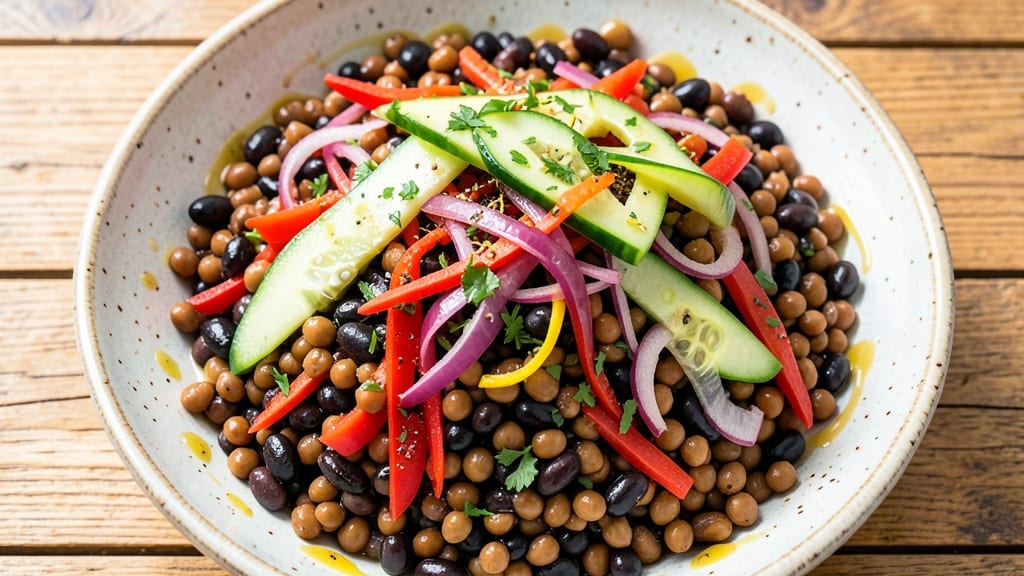Bean and Lentil Salad Recipe: Hearty Protein-Packed Meal Prep