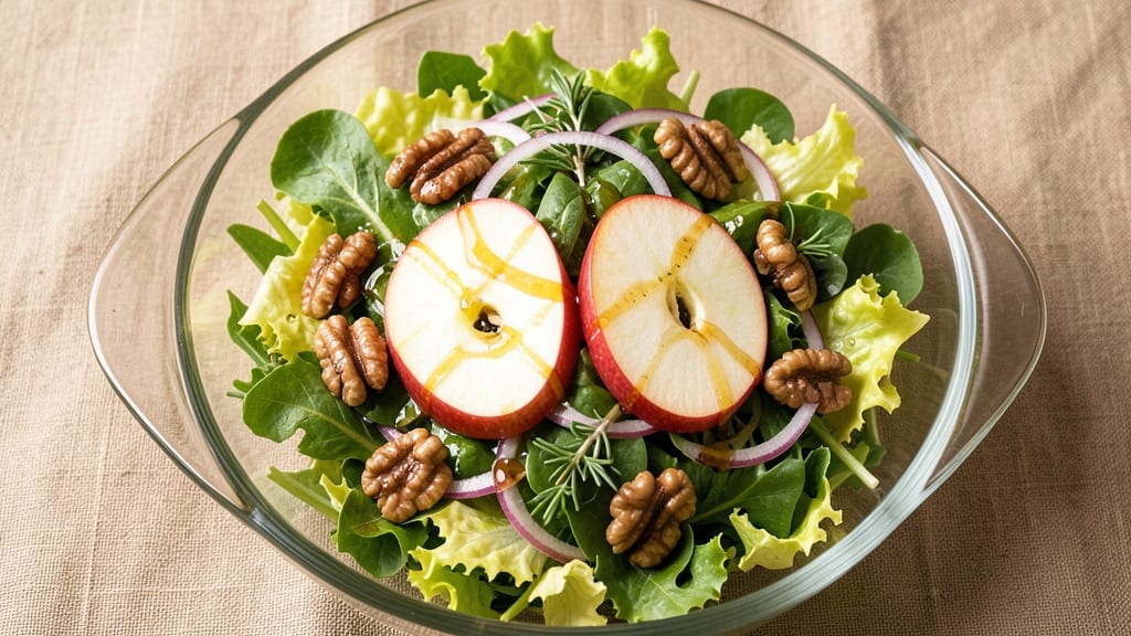 Apple Vinegar Salad Recipe: Tangy Apple-Cider Kick With Crisp Greens