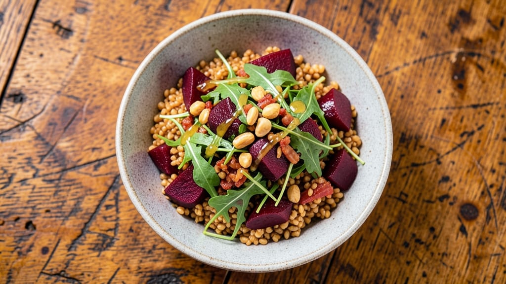 Beet and Farro Salad Recipe: Earthy Sweetness Meets Nutty Crunch
