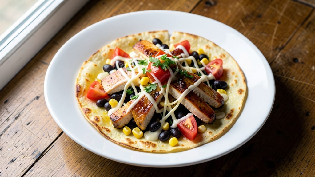 Applebee's Quesadilla Salad Recipe: Crispy Tortilla Bites Over Creamy Herb Dressing