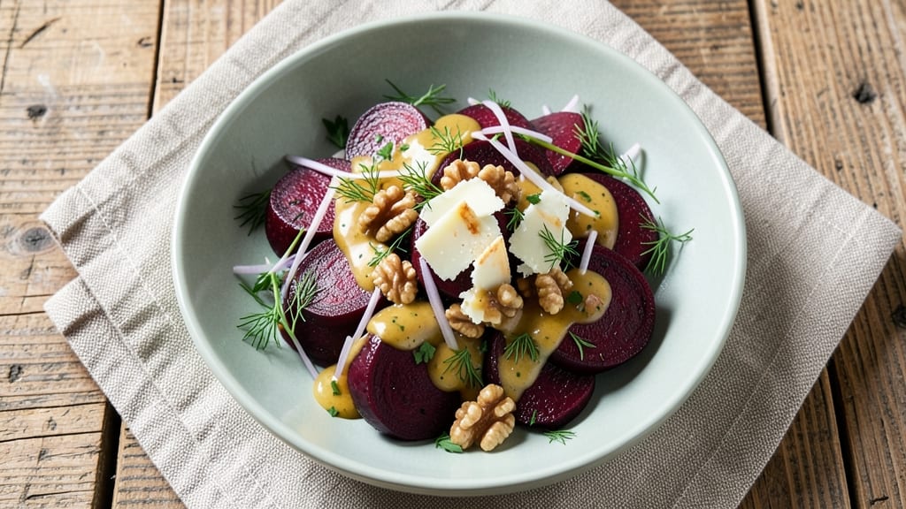 Beet Salad Vinaigrette Recipe: Earthy Sweetness with Bold Herb Zing