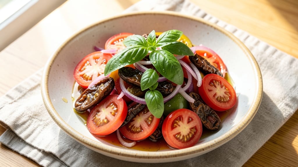 Bar Nestor Tomato Salad Recipe: Sun-Dried Tomato and Basil Bliss