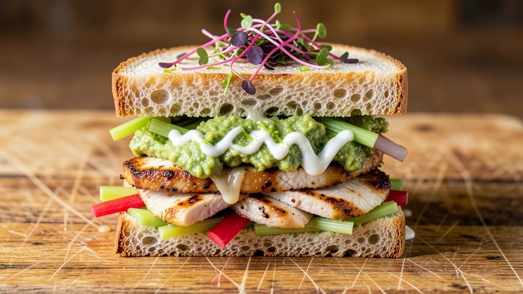 Avocado Chicken Salad Sandwich Recipe: Creamy Avocado-Meat Fusion With Crunchy Celery Bites