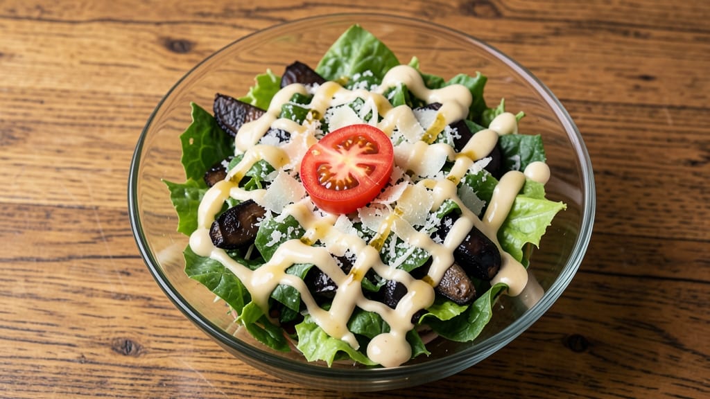 Caesar Cardini Salad Recipe: Crispy Croutons and Anchovy-Infused Creamy Dressing