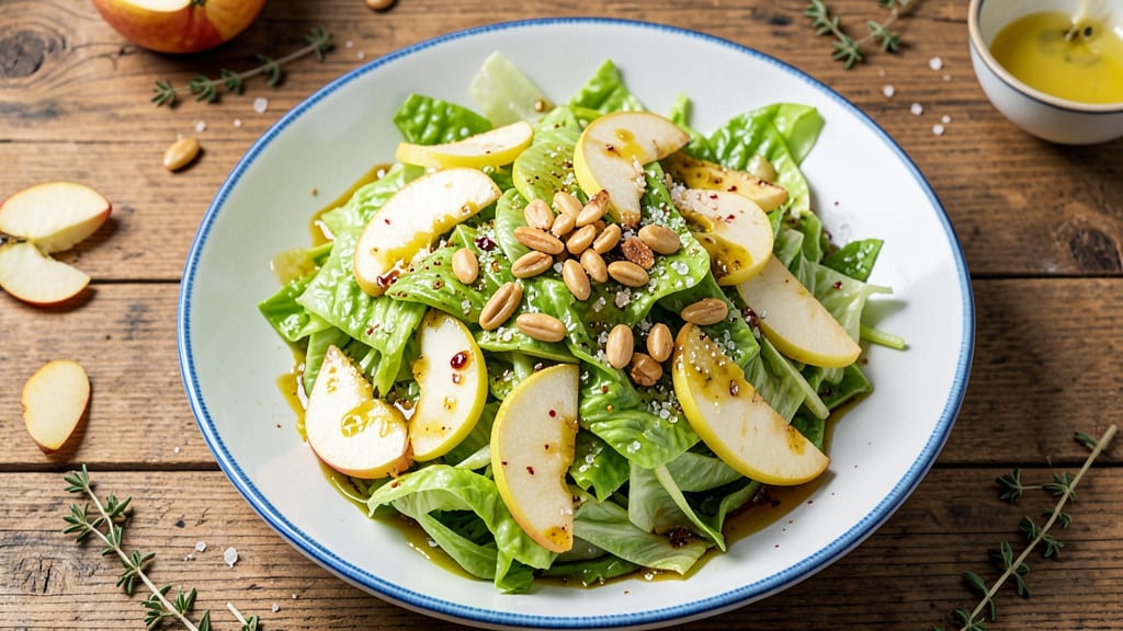 Austrian Cabbage Salad Recipe: Tangy Mustard and Apple Crunch Delight