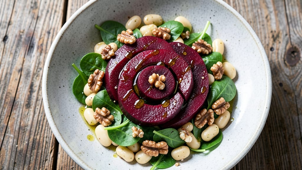 Beet and Bean Salad Recipe: Earthy Roasted Beets Meet Nutty White Beans