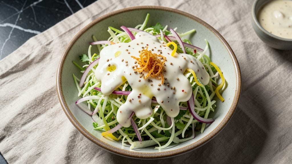 Indian Cabbage Salad Recipe: Tangy Yogurt and Toasted Spice Crunch