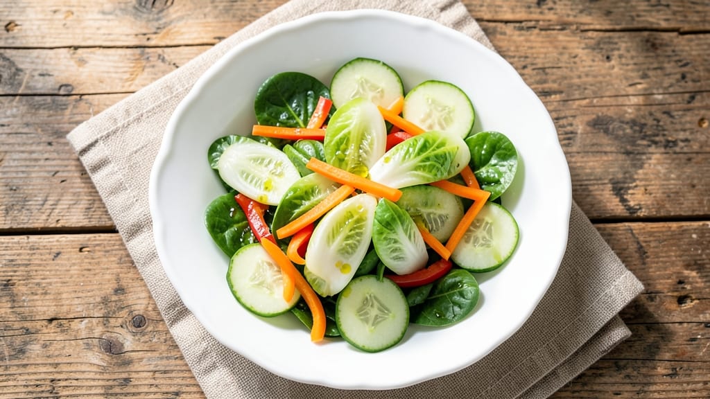 Baby Bok Choy Salad Recipe: Crisp Baby Greens With Citrus-Lime Vinaigrette